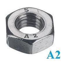 DIN 934 Гайка шестигранная М22 нержавеющая сталь А2 (25 шт/уп)