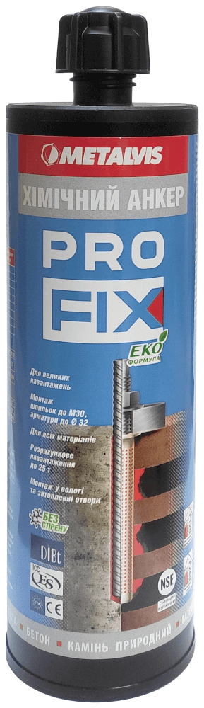Химический анкер PROFIX 410 мл Metalvis