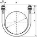 Хомут U-подібний 12x77 (2 1/2") DIN 3570 болт-скоба