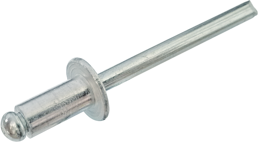 Заклепка 2,4х5 Al/St плоская головка 0,5-3 ISO 0,35kN (1000 шт/уп)