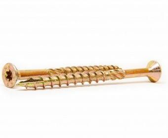 Конструкционный шуруп с потайной головкой 6.0x80 TORX 30 (100 шт/уп)